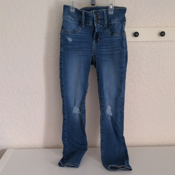 SO Girl's Boot Cut Jeans in Classic Blue - Picture 1 of 4
